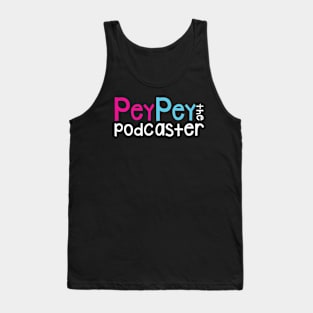 Podcast Logo White Tank Top